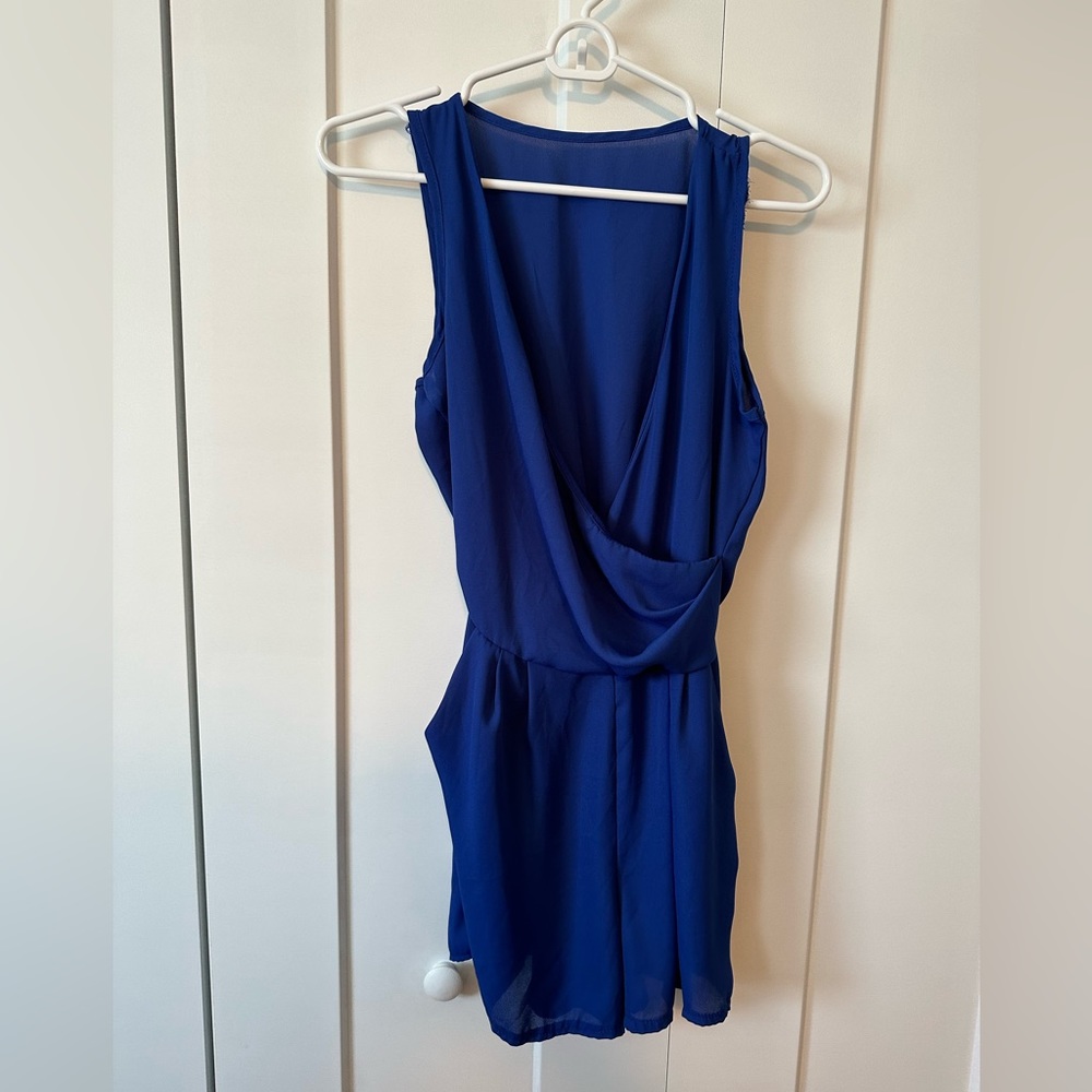 Blue romper